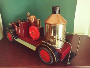 Seltener Massiv 1920er Original GBN BING Feuerwehr Blechspielzeug Tin Toy Bild 8
