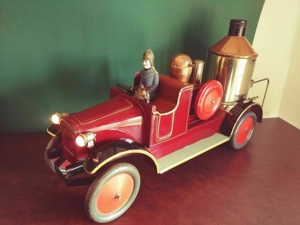 Seltener Massiv 1920er Original GBN BING Feuerwehr Blechspielzeug Tin Toy Bild 1