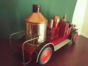 Seltener Massiv 1920er Original GBN BING Feuerwehr Blechspielzeug Tin Toy Bild 6