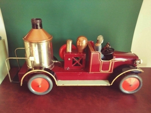 Seltener Massiv 1920er Original GBN BING Feuerwehr Blechspielzeug Tin Toy Bild 5