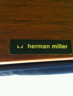 Herman Miller Original Lounge Chair mit Ottomane Bild 2