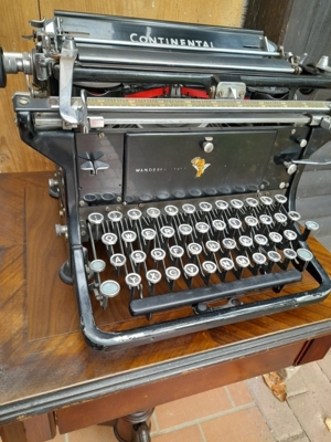 alte schreibmaschine,Continental, Wanderer Werke Bild 2