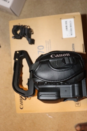 Canon EOS C70 Cinema Camera 2 Akkus, 256 sd Karte, Videoleuchte, Speed Booster Bild 8