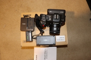 Canon EOS C70 Cinema Camera 2 Akkus, 256 sd Karte, Videoleuchte, Speed Booster Bild 4