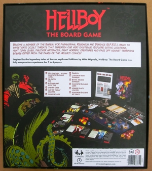 Brettspiel Hellboy: The Board Game und Hellboy Dice Game mit allen Erweiterungen, Stretchgoals Bild 4