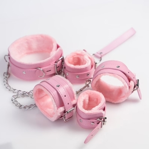 BDSM - SET in roa   pink neu 7 Teile Bild 2