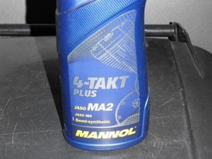 Mannol JASO MA2 4takter Öl 6 x 1,0 Liter Bild 1