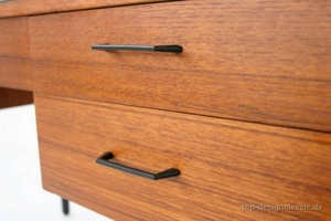 wie neu! WK Möbel G. Satink Vintage Teak Schreibtisch Mid Century Bild 5