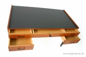 wie neu! WK Möbel G. Satink Vintage Teak Schreibtisch Mid Century Bild 4