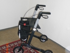 Rehasense Leichtgewicht Rollator Server L anthrazit * sehr leicht & sehr wendig * neu *  Bild 2