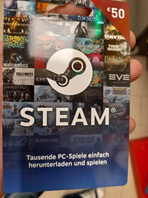 Steamkarte im Wert von 20,- EUR zu verkaufen Bild 2