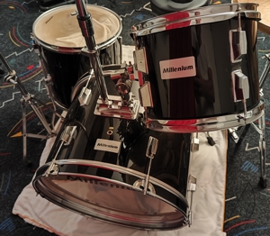 Kinder   Jugend Übungsschlagzeug Farbe schwarz   Marke Millenium Bild 5