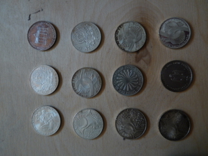 15 Stück Silbermünzen 10 DM Gedenkmünzen 625 375 Silber (9,69gr) Bild 6