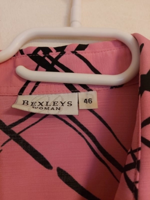 Bexleys Woman Bluse rosa schwarz Bild 3