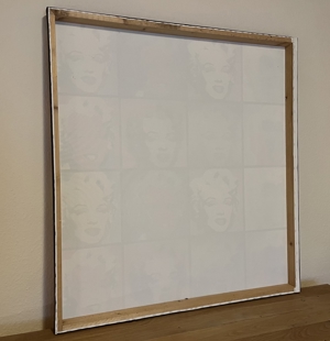 XXL Pop Art Leinwandbild Marilyn Monroe ANDY WARHOL 99x99x6cm Bild 6