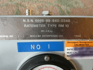 Geiger Eagle Dosimeter CO-96 1979 Strahlungsdetektor Bild 8
