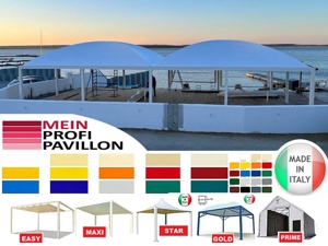 Pavillon 12x12 Lagerzelt Partyzelt Festzelt Pvc neu Restaurant anpassbar Gazebo zertifizierte Dach Bild 2
