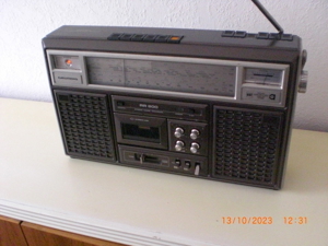 Stereo Radio-Kassetten-Recorder Grundig 80 Jahre alt - Sammler-Stück - Rarität Bild 2