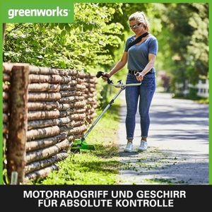 Greenworks GD24X2BCBK4x Akku Freischneider mit bürstenlosem Motor Bild 1