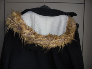 Damen Winterjacke schwarz m. warmer Kapuze Gr. 40 von H&M Bild 5