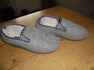 Hausschuhe Hüttenschuhe Winter PantoffelnGr.40/41 Filz Warm Bild 6