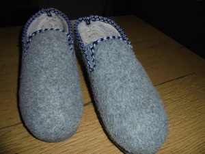 Hausschuhe Hüttenschuhe Winter PantoffelnGr.40/41 Filz Warm Bild 2