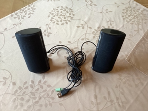 Hama lautsprecher 2 stück schwarz stereo speaker e 80 Bild 4