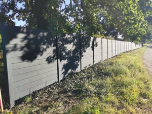 Moderner Betonzaune Sichtschutz Zaun Doppelstabmattern Zaunbau Bild 18