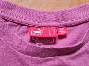 Puma T-Shirt rosa bunter Aufdruck Gr. M 38 Bild 2