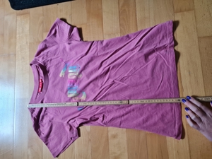 Puma T-Shirt rosa bunter Aufdruck Gr. M 38 Bild 6