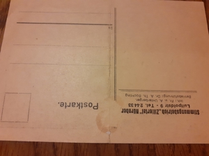 Hans Fitzinger-Postkarte "Die Unnahbare", seltenes Zeitdokument Bild 2