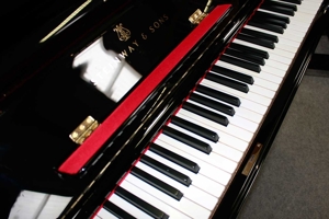 Klavier Steinway & Sons K-132, schwarz poliert, Nr. 195533, 5 Jahre Garantie Bild 4