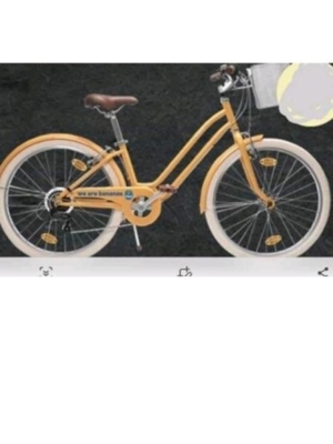 NEU Kinder City-Bike gelb (Chiquita), 6 Gang, 24 Zoll Bild 2