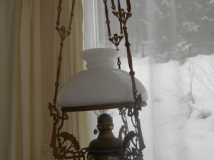 Liebhaberstück aus Familienbesitz: Jugendstil-Zuglampe - über 100 Jahre alt Bild 4
