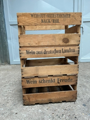 Weinkisten/Holzsteigen Bild 4