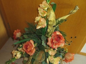 Blumengesteck groß, mit Vase Bild 2