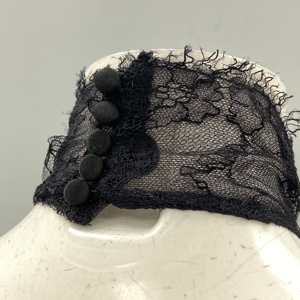 Alexander McQueen Kleid Damen schwarz Spitze Passform Bild 5