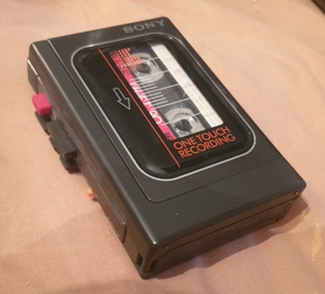 Sony Walkman TCM-13 aus den 80``er Jahren Rarität Vintage Diktiergerät Kassett Bild 4