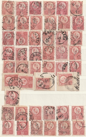 1871-80. Ungarn, Freimarken Sammlung, Selten! Bild 5