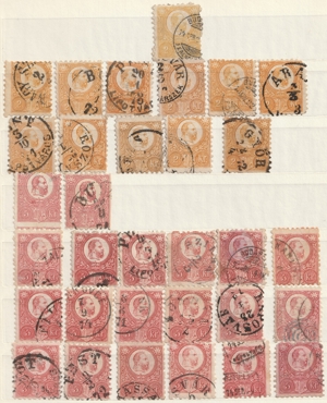 1871-80. Ungarn, Freimarken Sammlung, Selten! Bild 1