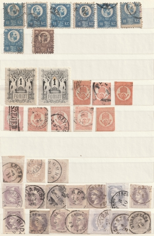1871-80. Ungarn, Freimarken Sammlung, Selten! Bild 3