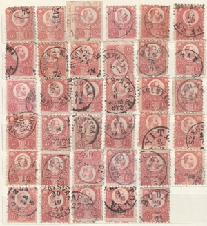 1871-80. Ungarn, Freimarken Sammlung, Selten! Bild 2