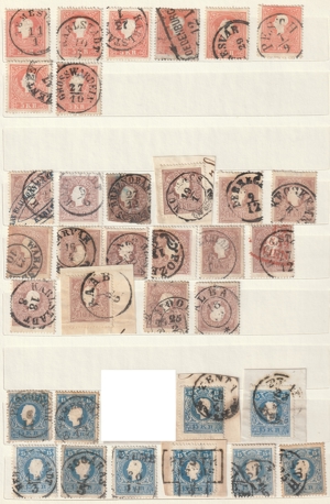 1850-70. Österreichische Post in Ungarn, Selten! Bild 4