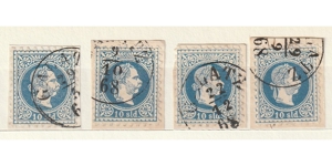 1850-70. Österreichische Post in Ungarn, Selten! Bild 2