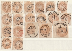 1850-70. Österreichische Post in Ungarn, Selten! Bild 8