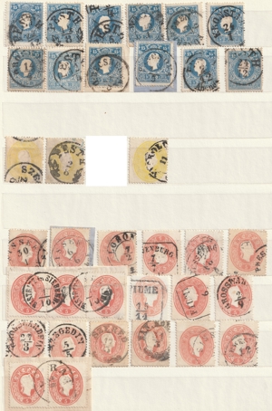 1850-70. Österreichische Post in Ungarn, Selten! Bild 5
