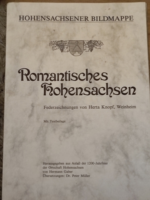Hohensachsener Bildmappe: Romantisches Hohensachsen (1979)