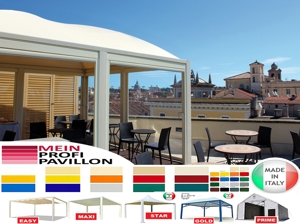 Pavillon 7x7 Partyzelt Festzelt Pvc neu Restaurant anpassbar Zelt professionelle Überdachung Dach Bild 3