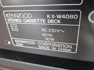 1 Stereoanlage Kenwood 3 Bausteine Komplettset inkl. 2 Boxen Bild 4