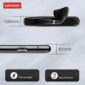 Original Lenovo TW16 Bluetooth 5.0 Business Headset Einzelner Ohrhaken Kopfhörer Bild 3